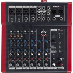 Proel MQ10FX MQ Series 10-Channel Compact Mixer with FX