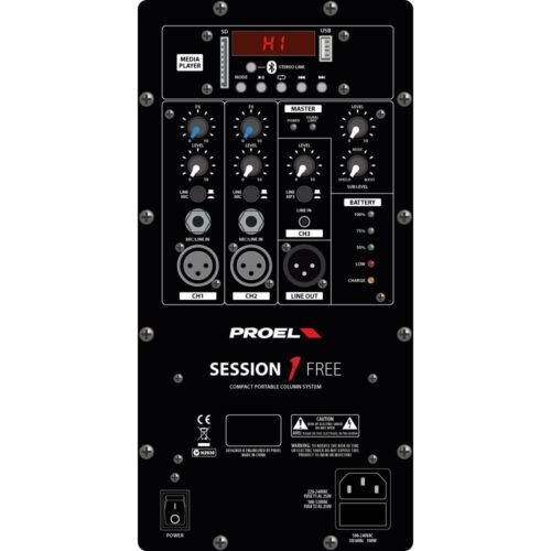 Proel Session 1 Free battery Powered Column PA System Proel Session 1 Free battery Powered Column PA System