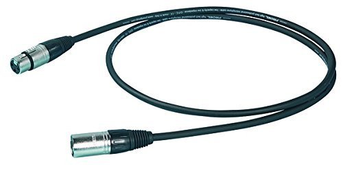 ProEl STAGE275LU5 MIC.CABLE.HPC210BK.XLR3FV/3MV.3.M.BK (5 METRES)