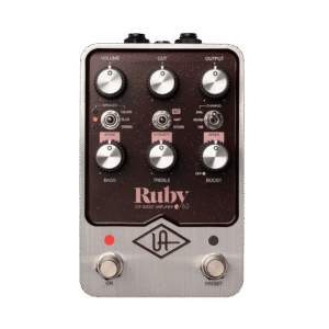 Universal Audio GPM-RUBY Ruby '63 Top Boost Amplifier Pedal