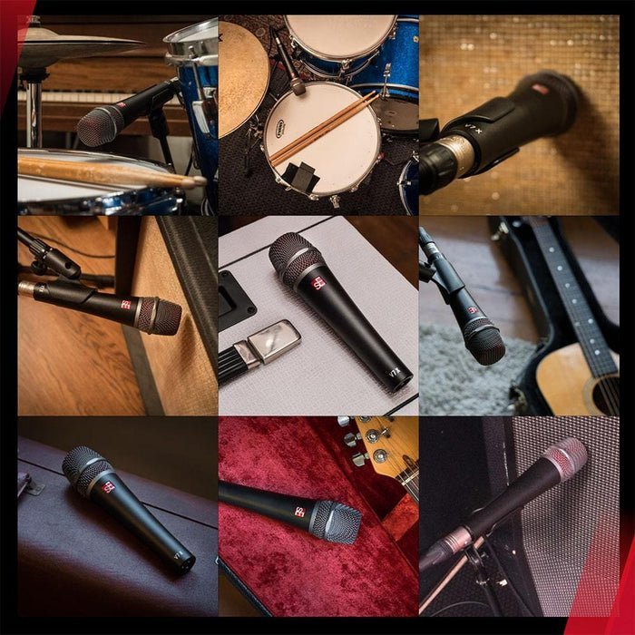 sE Electronics V7 X Supercardioid Dynamic Instrument Microphone