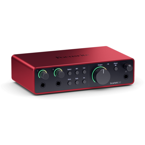 Focusrite Scarlett 2i2 4th Generation 2 in 2 out USB Audio Interface