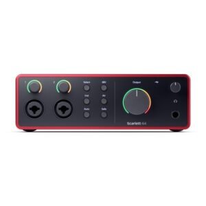 Focusrite Scarlett 4i4 4th Generation 4-in 4 out Audio Interface