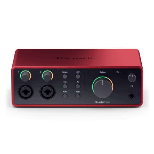 Focusrite Scarlett 4i4 4th Generation 4-in 4 out Audio Interface