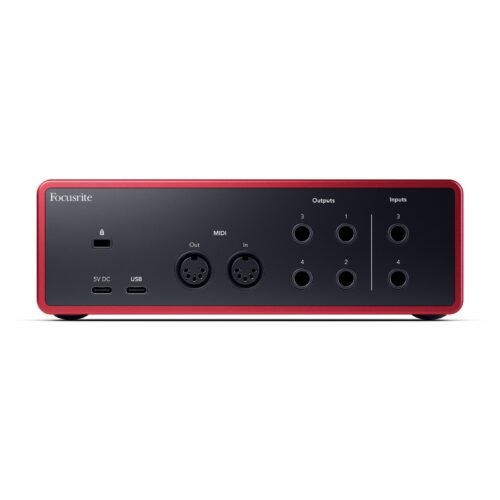 Focusrite Scarlett 4i4 4th Generation 4-in 4 out Audio Interface