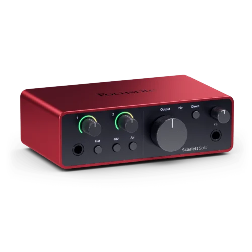 Focusrite Scarlett Solo 2 in 2 out Audio Interface 4th Generation
