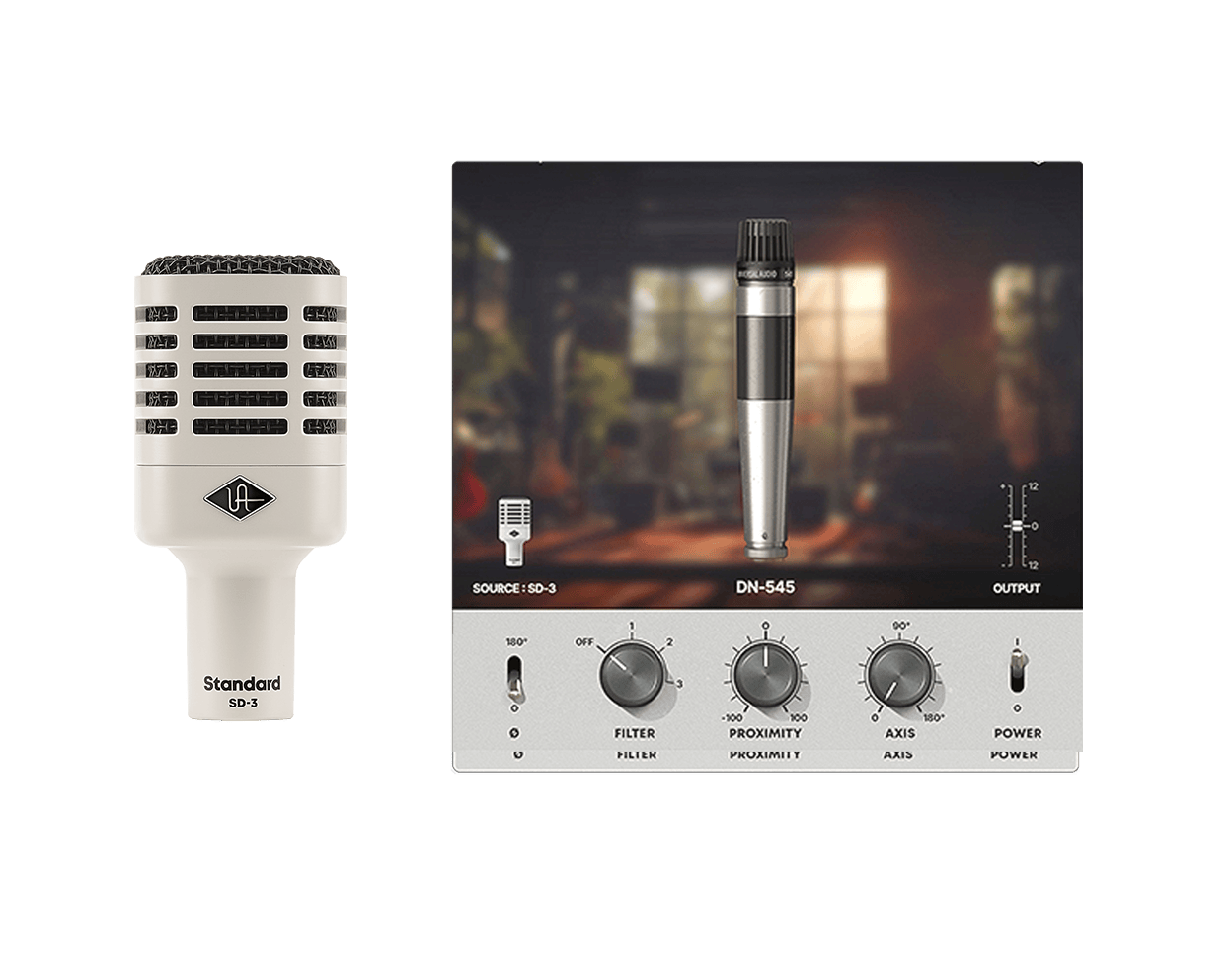 Universal Audio MIC-UASD-3 Dynamic Microphone with Hemisphere Modeling NEW!