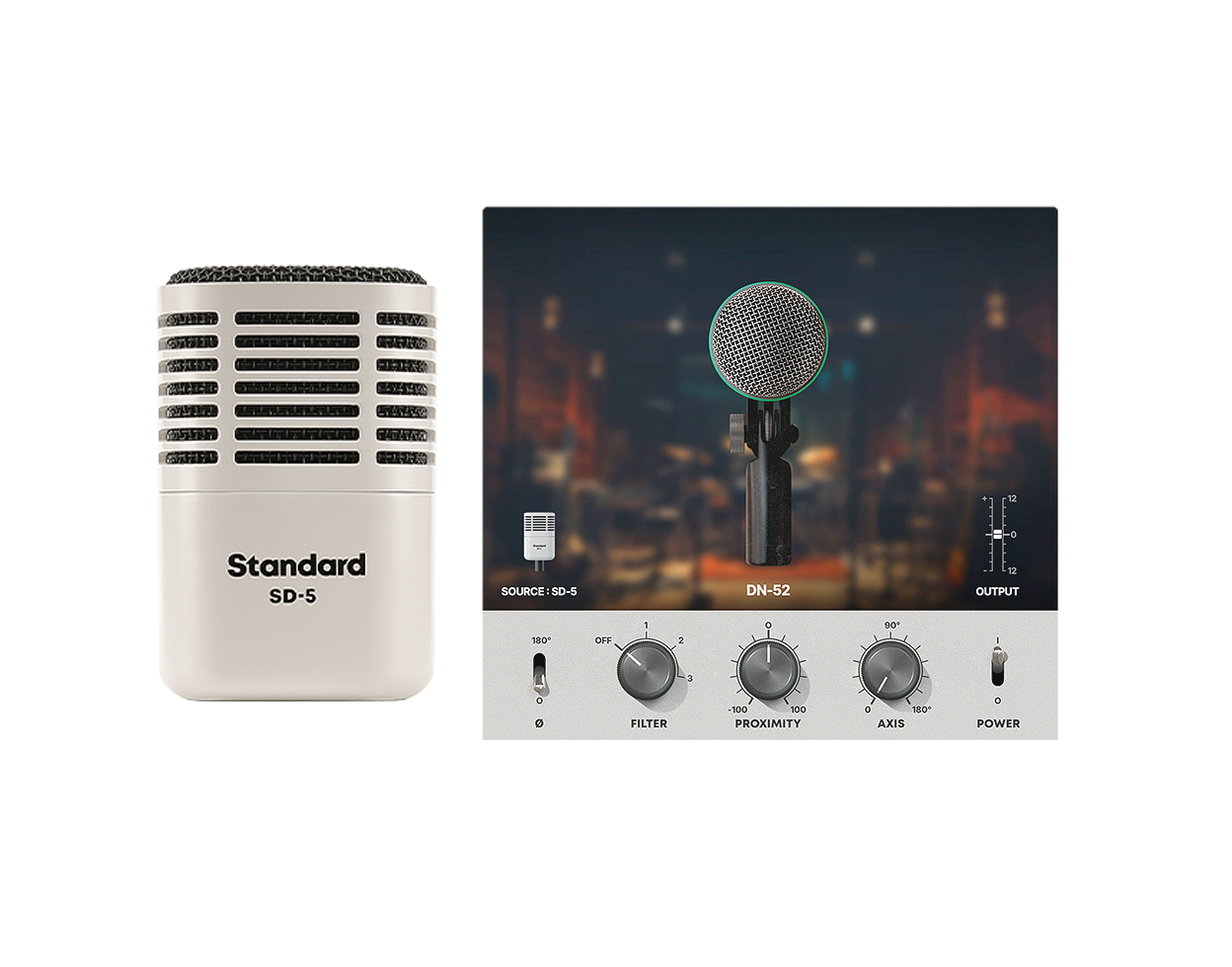 Universal Audio MIC-UASD-5 Dynamic Microphone with Hemisphere Modeling NEW!