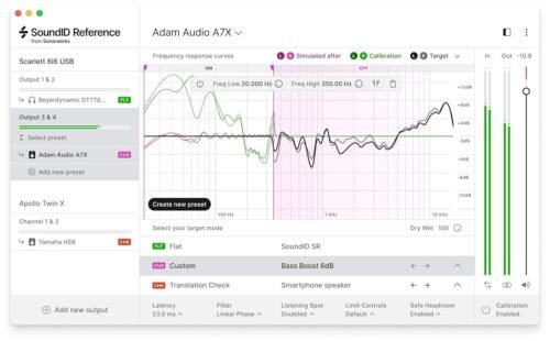 Sonarworks SoundID Reference Plug-in for Headphones and Monitor Correction Add-on for Apollo X Interfaces SW5HD-APOLLO Sonarworks Upgrade from Sonarworks Reference 4 Studio Edition to SoundID Reference for Speakers and Headphones - Academic Version SW5U4SEDU