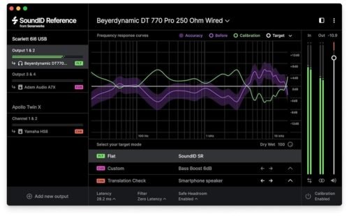 Sonarworks SoundID Reference Plug-in for Headphones and Monitor Correction Add-on for Apollo X Interfaces SW5HD-APOLLO Sonarworks Upgrade from SoundID Reference for Headphones to SoundID Reference for Speakers & Headphones SW5UHSD