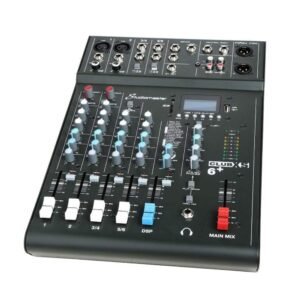 Studiomaster Club XS6+ 4-Channel Bluetooth Analog Mixer