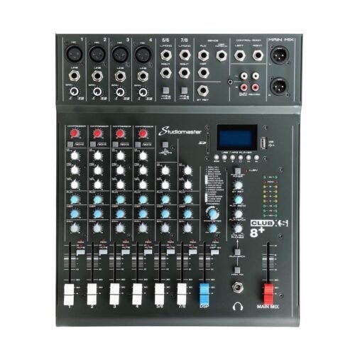 Studiomaster CLUB XS8 Plus 8 Channel Analog Mixer