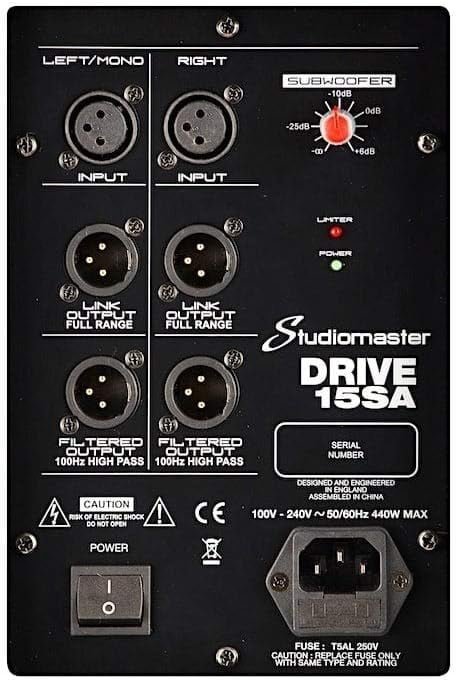 Studiomaster Drive 15 SA Subwoofer
