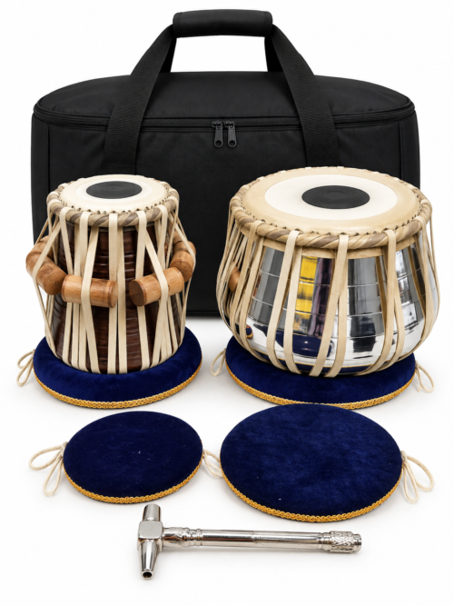 Tabla – Premium Steel Body 2.2 Kg with Bag & Hammer Tabla – Premium Steel Body 2.2 Kg with Bag & Hammer