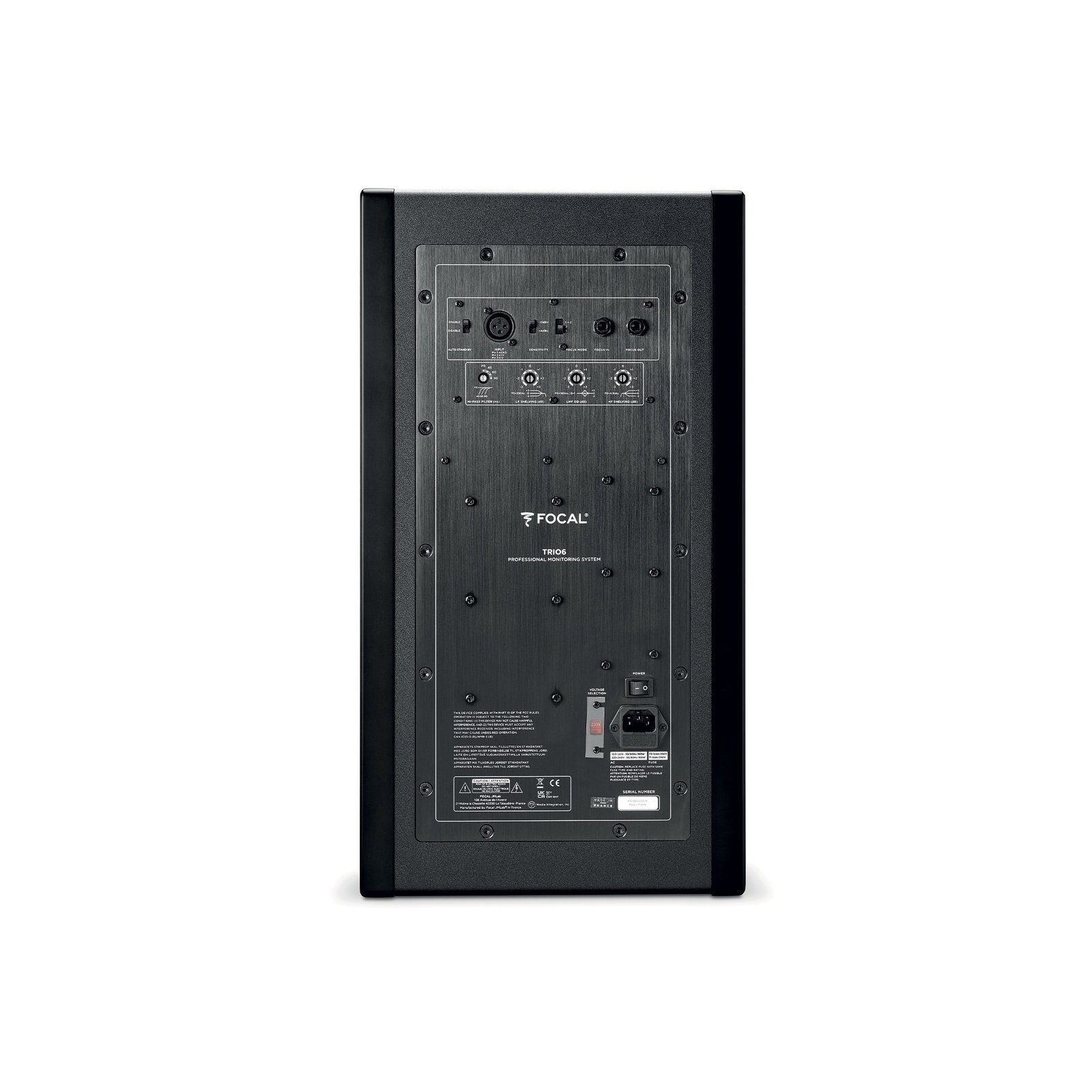 trio6_dos_black.jpg Focal Trio6 ST6 3-Way Active Studio Monitor Speaker - Single