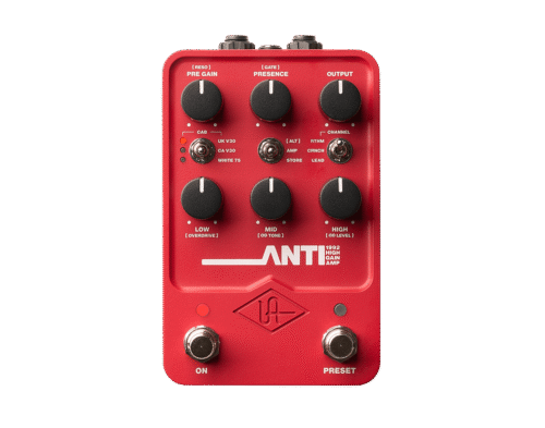 Universal Audio ANTI 1992 High Gain Amp Guitar Effect Pedal Universal Audio ANTI 1992 High Gain Amp Guitar Effect Pedal