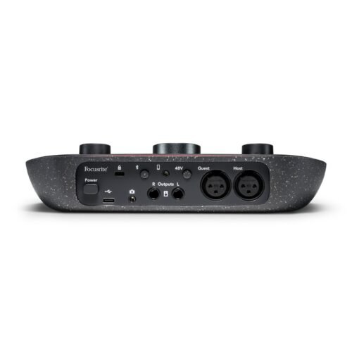 vocaster-two-rear-2400-2400__36256.jpg Focusrite Vocaster Two USB C Podcasting Audio Interface Black