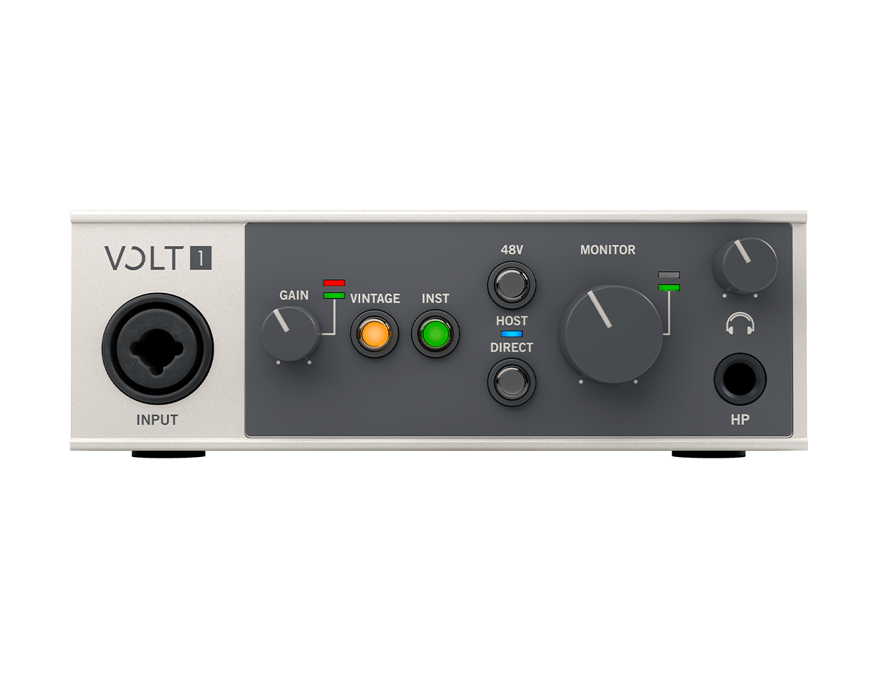 volt_1_gallery_1_30b92327-a92a-4229-9edd-0334553091b9.png Universal Audio Volt 1 1-in/2-out USB 2.0 Audio Interface