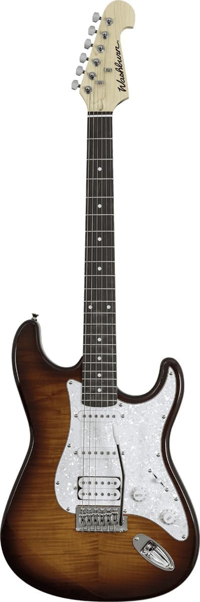 Washburn Sonamaster 6 String Solid-Body Electric Guitar, Right, Sunburst (SDFSB) Washburn Sonamaster 6 String Solid-Body Electric Guitar, Right, Sunburst (SDFSB)