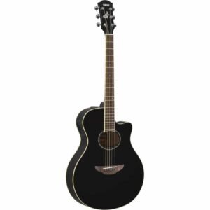 YAMAHA APX600 BL Thin Body Mahogany Wood Acoustic-Electric Guitar, Black