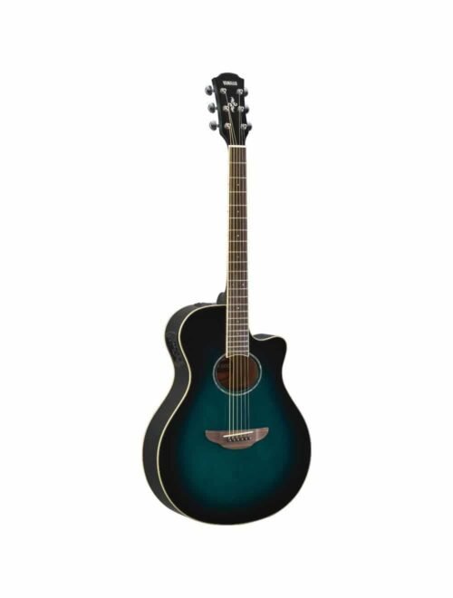 YAMAHA APX600 Thin Body Rosewood Acoustic-Electric Guitar, Oriental Blue Burst YAMAHA APX600 Thin Body Rosewood Acoustic-Electric Guitar, Oriental Blue Burst