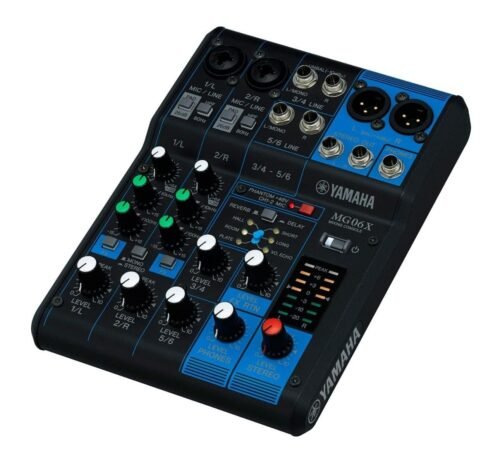 Yamaha MG06X 6-Input Compact Stereo Mixer Yamaha MG06X 6-Input Compact Stereo Mixer