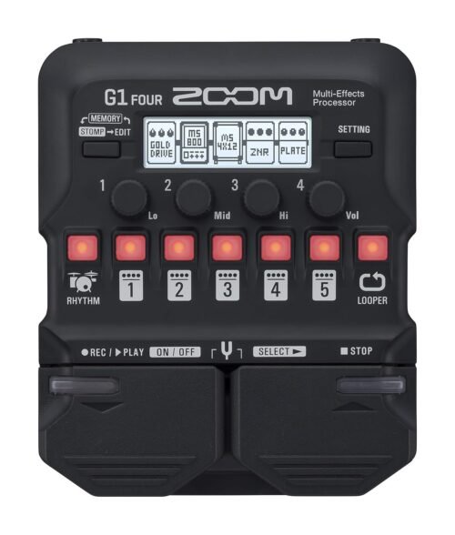 Zoom G1 Four Electric Guitar Multi Effect without adapter (Black) Zoom G1 Four Electric Guitar Multi Effect without adapter (Black)