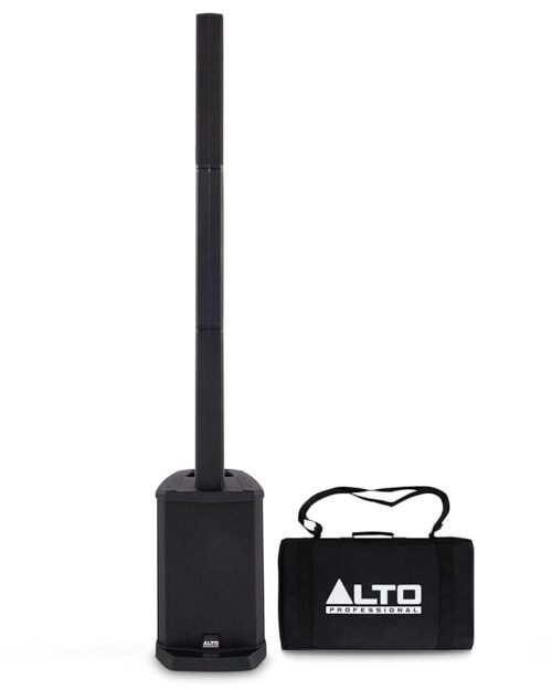 Alto TS108C 600W Powered Column Array PA Speaker System with 3-Channel Digital Mixer