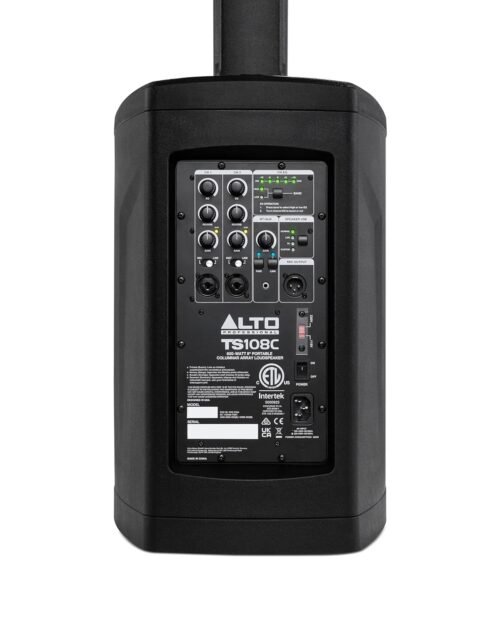 Alto TS108C 600W Powered Column Array PA Speaker System with 3-Channel Digital Mixer