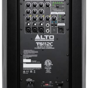Alto TS112C 1200W Powered Column Array PA Speaker System with 5-Channel Digital Mixer