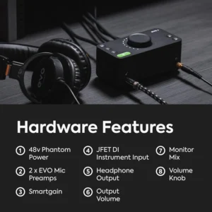 Audient EVO 4 2in-2out USB Audio Interface