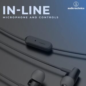 Audio-Technica Sonic Fuel in-Ear Wired Earphones with in-line Mic & Control, 8.5mm