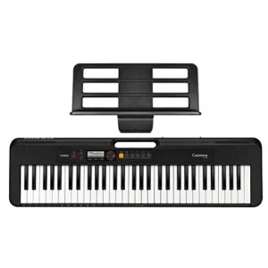 Casio CT-S200 WE Casiotone 61-Key Portable Keyboard With Adaptor - Black