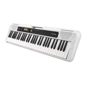 Casio CT-S200 White Casiotone 61-Key Portable Keyboard With Adaptor