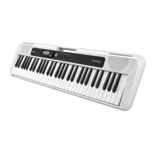 Casio CT-S200 White Casiotone 61-Key Portable Keyboard With Adaptor