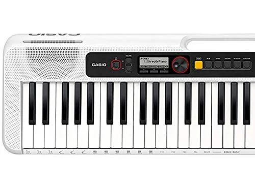 Casio CT-S200 WE Casiotone 61-Key Portable Keyboard With Adaptor White
