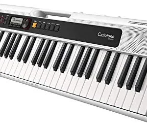 Casio CT-S200 WE Casiotone 61-Key Portable Keyboard With Adaptor White