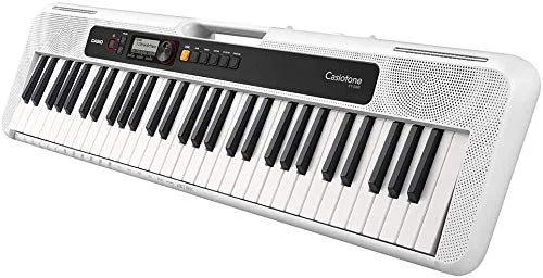 Casio CT-S200 WE Casiotone 61-Key Portable Keyboard With Adaptor White