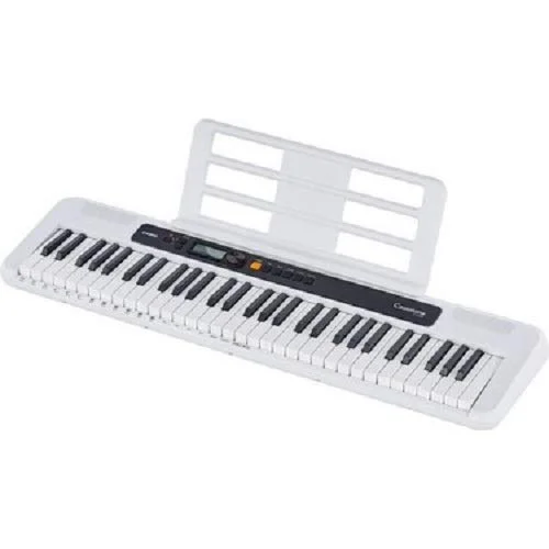Casio CT-S200 WE Casiotone 61-Key Portable Keyboard With Adaptor White