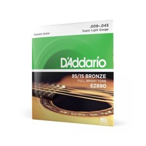DAddario EZ890 Bronze Superlight Acoustic Guitar Strings