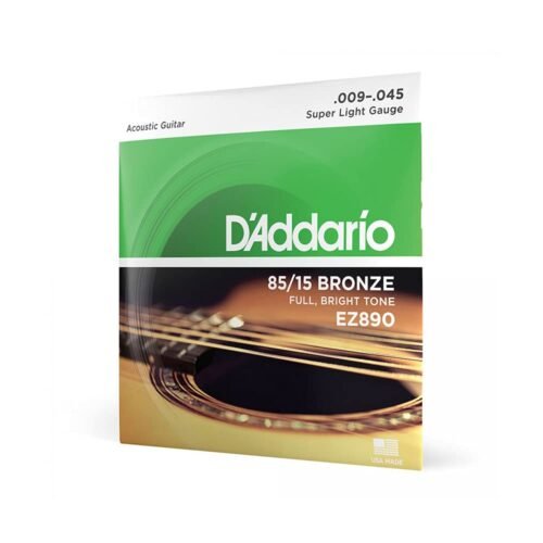 DAddario EZ890 Bronze Superlight Acoustic Guitar Strings