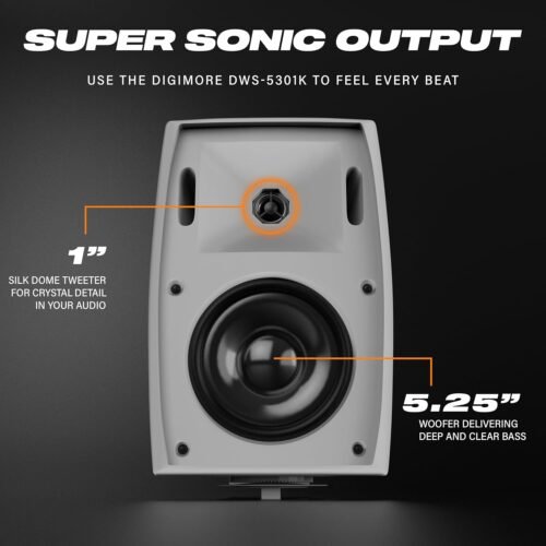 DIGIMORE  DWS-5301K PA Ceiling & Wall Speaker - White