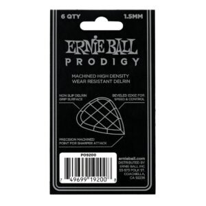 ERNIE BALL 9200 PICKS PRODIGY MINI BLACK 1.5 mm 6 PCS