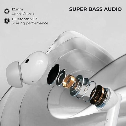 Lenyes Air100 ANC + ENC Wireless Earbuds - White