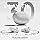 Lenyes Air100 ANC + ENC Wireless Earbuds - White