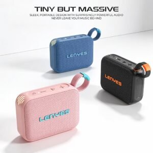 Lenyes S216 6 W Wireless Speaker - Black4 Lenyes S216 6 W Wireless Speaker - Pink