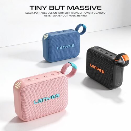 Lenyes S216 6 W Wireless Speaker - Black4 Lenyes S216 6 W Wireless Speaker - Pink