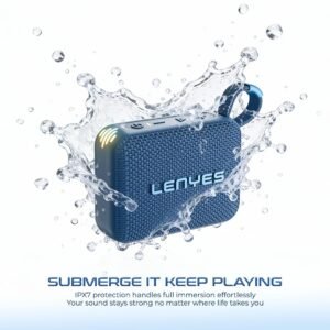 Lenyes S216 6 W Wireless Speaker - Blue3 Lenyes S216 6 W Wireless Speaker - Blue