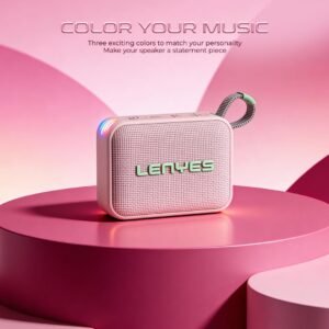 Lenyes S216 6 W Wireless Speaker - Pink1 Lenyes S216 6 W Wireless Speaker - Pink