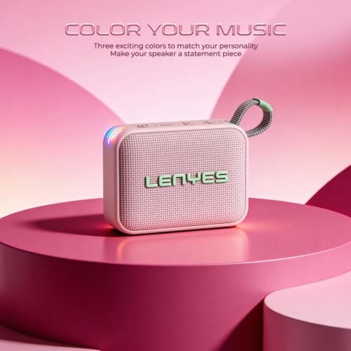 Lenyes S216 6 W Wireless Speaker - Pink1 Lenyes S216 6 W Wireless Speaker - Pink